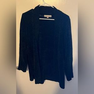 LOFT Long Sleeve Velvet Cardigan Size S